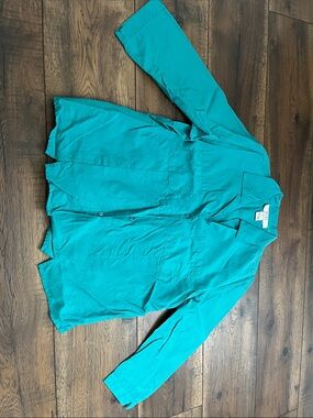 Nexx Turquoise Long-Sleeve Button-Down Shirt
